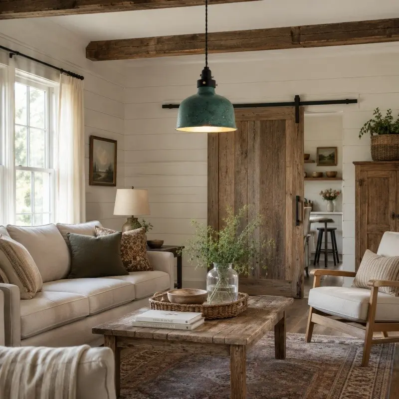 Vintage pendant in a living space